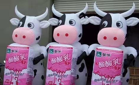 萍乡牛奶厂广告气模